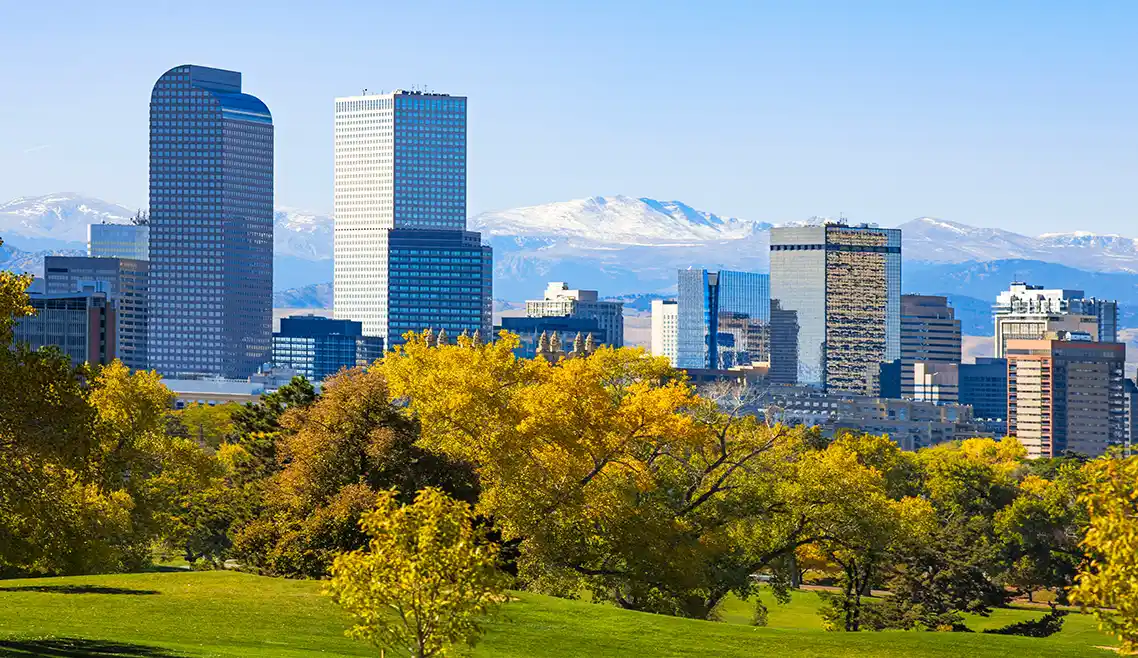 Denver CO HOA Services - Denver Mile High with mountains