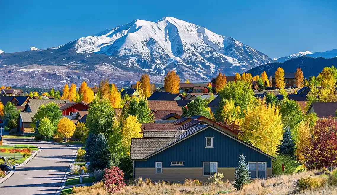 Colorado HOA Management Company - Boulder Neighborhood In Autumn